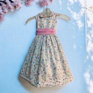 Polly Flinders Floral Dress Size 4T